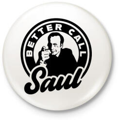 printfashion Better Call Saul - Kitűző, hűtőmágnes - Fehér (16577308)