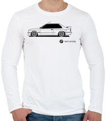 printfashion BMW M3 - Férfi hosszú ujjú póló - Fehér (1612003)