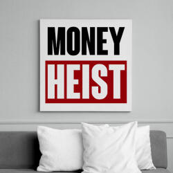 printfashion Money Heist - Vászonkép - Fehér (6631591)
