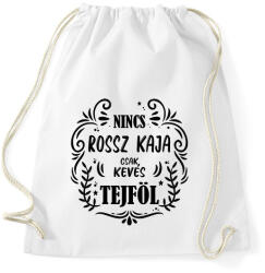 printfashion Nincs rossz kaja - Sportzsák, Tornazsák - Fehér (7413630)