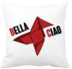 printfashion Bella Ciao origami - Párnahuzat, Díszpárnahuzat - Fehér (5317140)