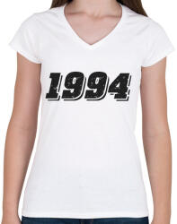 printfashion 1994 - Női V-nyakú póló - Fehér (6182746)
