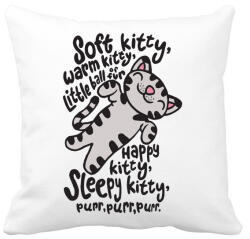 printfashion Agymenők Soft Kitty - Párnahuzat, Díszpárnahuzat - Fehér (823936)