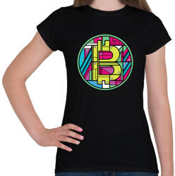 printfashion BITCOIN 4 EVER 69 - Női póló - Fekete (6204622)