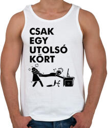 printfashion Funny Gamer - Férfi atléta - Fehér (5708676)