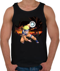 printfashion Naruto - Férfi atléta - Fekete (14252300)