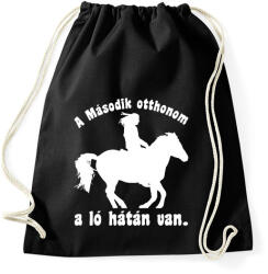 printfashion lovas - Sportzsák, Tornazsák - Fekete (8957185)