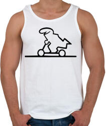 printfashion Scooter - Férfi atléta - Fehér (13831987)