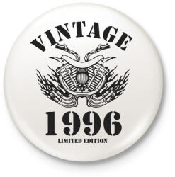 printfashion 1996 - Kitűző, hűtőmágnes - Fehér (6222495)