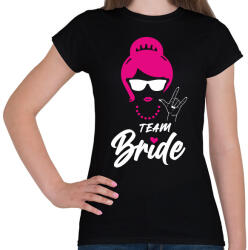 printfashion Team Bride fehér - Női póló - Fekete (12599245)