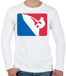 printfashion Jet-ski póló - Férfi hosszú ujjú póló - Fehér (1084317)
