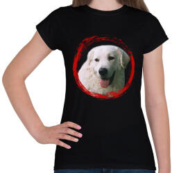 printfashion kuvasz kutyus - férfi - Női póló - Fekete (15313440)