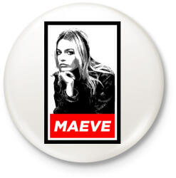 printfashion Maeve - Kitűző, hűtőmágnes - Fehér (5421472)