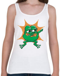 printfashion Béka dab - Női atléta - Fehér (4167122)