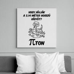 printfashion Matek kígyó - Vászonkép - Fehér (15620543)