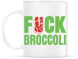 printfashion FUCK brokkoli - Bögre - Fehér (1086526)