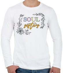 printfashion Soul sisters - Férfi hosszú ujjú póló - Fehér (13492823)