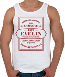 printfashion Nők gyöngye - Névvel, évszámmal - Férfi atléta - Fehér (7149033)