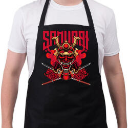 printfashion Szamuráj - Kötény - Fekete (13744164)