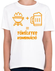 printfashion Tökéletes kombináció - Gyerek póló - Fehér (13691514)