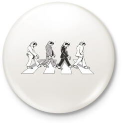 printfashion Lajhár Beatles - Kitűző, hűtőmágnes - Fehér (11663341)