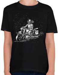 printfashion Háborúból hazafelé - Gyerek póló - Fekete (109847)