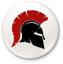 printfashion Spartan - Kitűző, hűtőmágnes - Fehér (3081228)