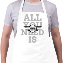 printfashion All you need is MINI - Kötény - Fehér (9961495)