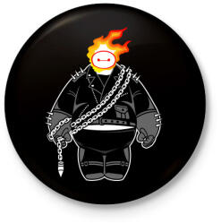 printfashion Nagy szellem - Kitűző, hűtőmágnes - Fekete (3091029)