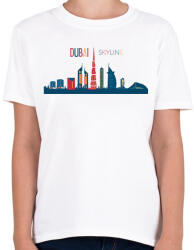 printfashion Dubai - Gyerek póló - Fehér (2001376)