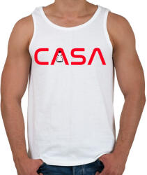 printfashion CASA - NASA - Férfi atléta - Fehér (5317206)