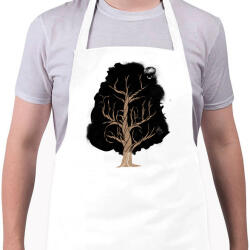 printfashion Let the tree grow - Kötény - Fehér (4900611)