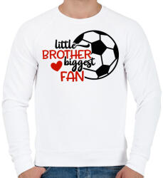 printfashion Little brother biggest fan - Férfi pulóver - Fehér (4951410)