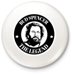 printfashion Bud spencer the legend - Kitűző, hűtőmágnes - Fehér (3089643)