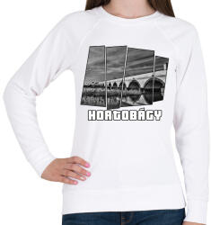printfashion Hortobágyi 9 lyukú híd (GTA stílus) - Női pulóver - Fehér (1595631)