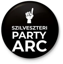 printfashion SZILVESZTERI PARTY ARC - Kitűző, hűtőmágnes - Fekete (11498977)