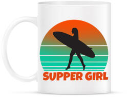 printfashion SUPPER GIRL - Bögre - Fehér (11491537)