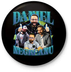 printfashion Daniel Negreanu - póker - Kitűző, hűtőmágnes - Fekete (15580576)
