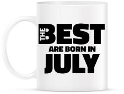 printfashion The Best are born in july - Bögre - Fehér (5425135)