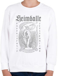 printfashion Heimdallr - Gyerek pulóver - Fehér (799753)