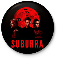 printfashion Suburra - Kitűző, hűtőmágnes - Fekete (4335513)