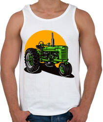 printfashion traktor - Férfi atléta - Fehér (15487889)