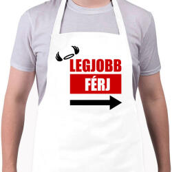 printfashion Legjobb férj - Kötény - Fehér (5246353)