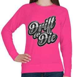printfashion Drift or Die - Női pulóver - Fukszia (458919)