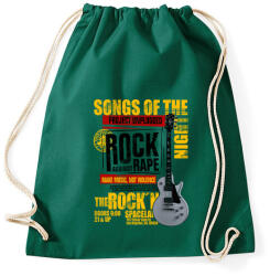 printfashion Az éj dala - Sportzsák, Tornazsák - Sötétzöld (67163)