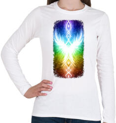 printfashion Szivárvány Híd - Női hosszú ujjú póló - Fehér (16003705)