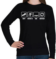 printfashion Csgo - Női pulóver - Fekete (1745744)