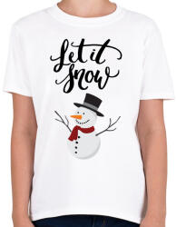 printfashion Winter - Gyerek póló - Fehér (384112)