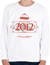 printfashion since-2012-red-black - Gyerek pulóver - Fehér (539260)