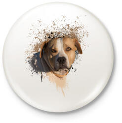 printfashion stefi - Kitűző, hűtőmágnes - Fehér (3082836)